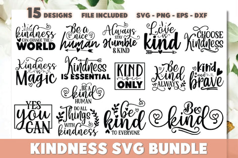 Kindness SVG Bundle SVG Ariyan 