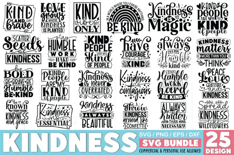 Kindness SVG Bundle SVG Ariyan 