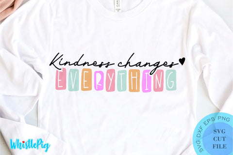 Kindness SVG Bundle SVG Kindness svg Kindness quotes svg positive quotes svg kind svg be kind svg inspirational svg inspirational quotes SVG Whistlepig Designs 