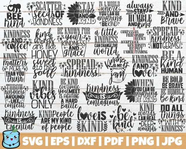 Kindness SVG Bundle SVG MintyMarshmallows 