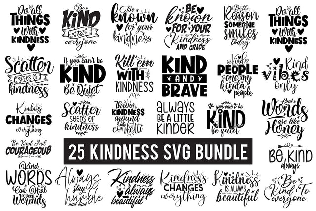 Kindness SVG Bundle SVG orpitasn 
