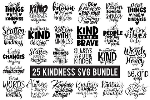 Kindness SVG Bundle SVG orpitasn 