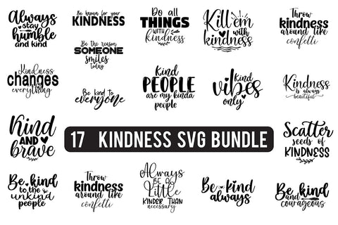 Kindness SVG Bundle SVG orpitasn 