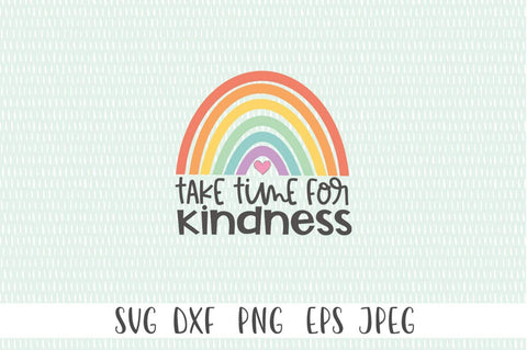 Kindness SVG - Take Time for Kindness SVG SVG Simply Cutz 