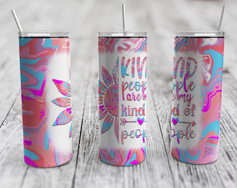 Kindness Tumbler Sublimation Designs Bundle, 20 Oz Skinny Tumbler Kindness Designs, Kindness Quote Tumbler Wraps, 10 Designs Sublimation HappyDesignStudio 