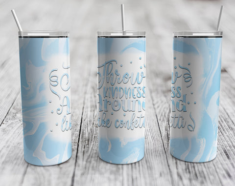 Kindness Tumbler Sublimation Designs Bundle, 20 Oz Skinny Tumbler Kindness Designs, Kindness Quote Tumbler Wraps, 10 Designs Sublimation HappyDesignStudio 