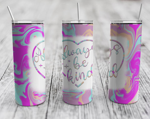 Kindness Tumbler Sublimation Designs Bundle, 20 Oz Skinny Tumbler Kindness Designs, Kindness Quote Tumbler Wraps, 10 Designs Sublimation HappyDesignStudio 