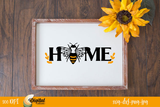 Kindness&Love | Honey&Hive | Bee Cute&Funny Quotes | Bee Photo Frames SVG Evgenyia Guschina 
