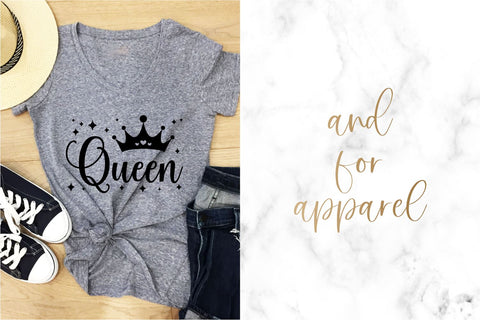 King and queen svg, king svg, queen svg, wedding svg, crown svg, couple svg, queen crown svg, king crown svg, couples shirts svg, anniversary svg. Png, Jpg, Dxf, Eps Svg Cut File for Cricut and Silhouette. SVG KatineDesign 