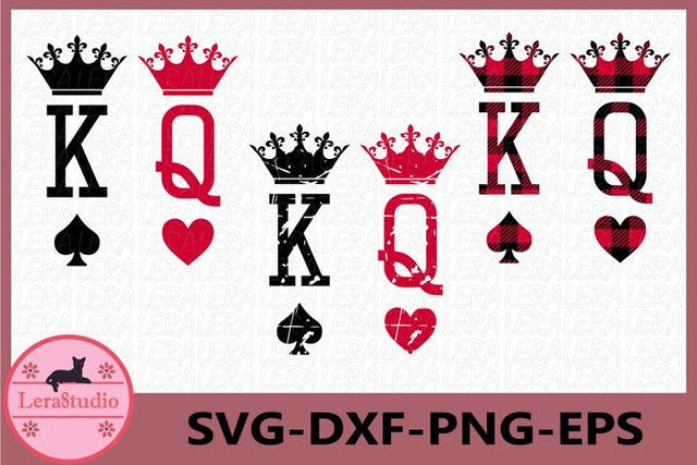 King and Queen Svg SVG Lerastudio 