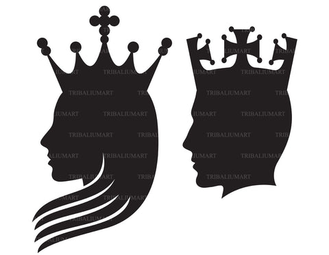 King and Queen SVG TribaliumArtSF 