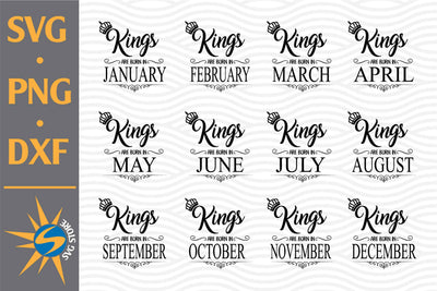King Are Born SVG, PNG, DXF Digital Files Include SVG SVGStoreShop 