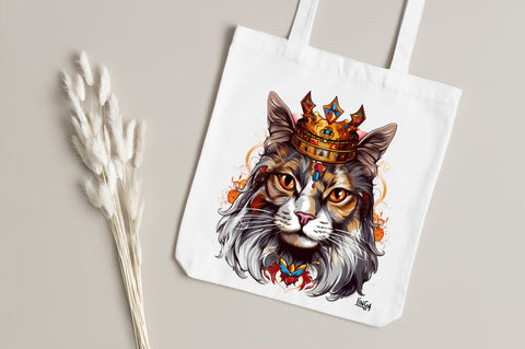 King Cat Sublimation Clipart Sublimation Regulrcrative 