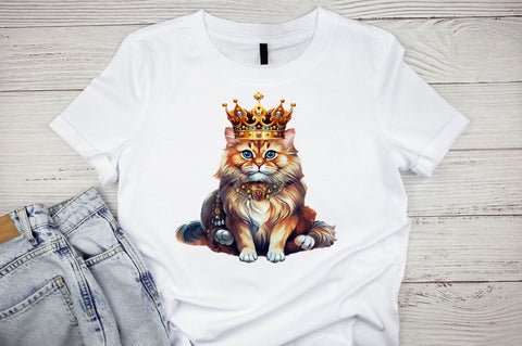 King Cat Sublimation Clipart Sublimation Regulrcrative 