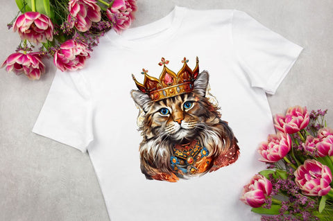 King Cat Sublimation Clipart Sublimation Regulrcrative 