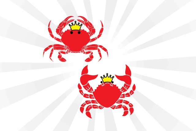 King crab Red Vector SVG Johan Ru designs 