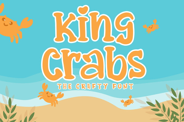 King Crabs Font LetterdayStudio 