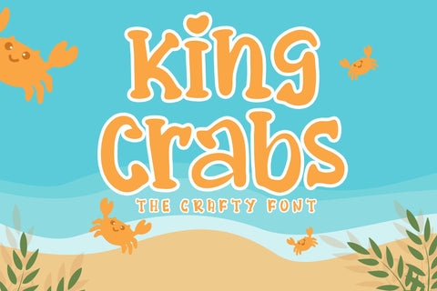 King Crabs Font LetterdayStudio 