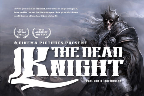 KING HOSHUN | Display Hero Font Font twinletter 