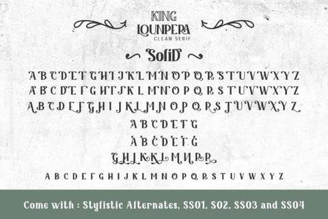 King Lounpera Font yumnatype 