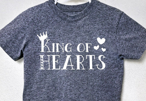 King of Hearts Crown Valentine's Day SVG Design SVG So Fontsy Design Shop 