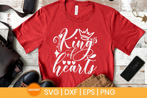 King of hearts | Valentine svg quote SVG Maumo Designs 