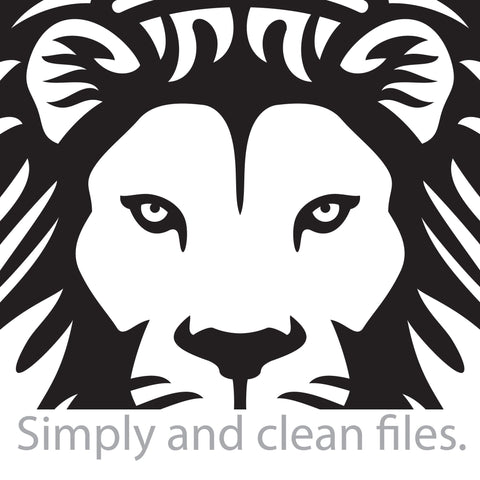 King of kings. Lion of Judah. (Rastafarian Reggae Symbol). SVG TribaliumArtSF 