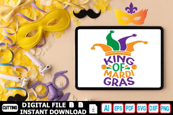 King of Mardi Gras SVG Craftlabsvg24 