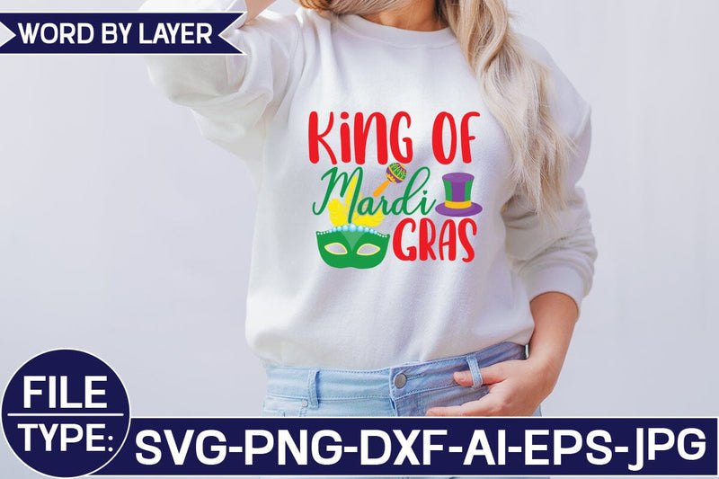 King of Mardi Gras SVG Cut File SVG Studio Innate 