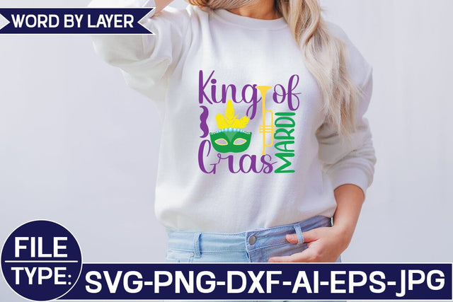 King of Mardi Gras SVG Cut File SVG Studio Innate 