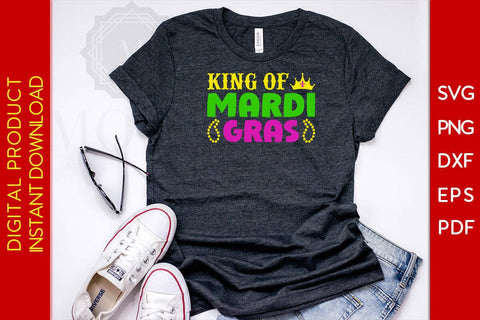 King Of Mardi Gras SVG PNG PDF Cut File SVG Creativedesigntee 
