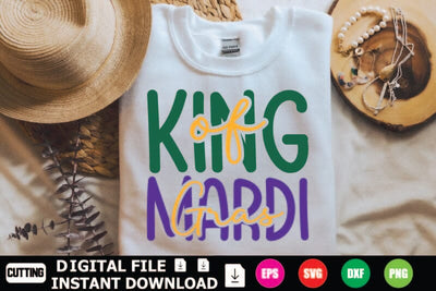 King Of Mardi Gras SVG Shahin alam 