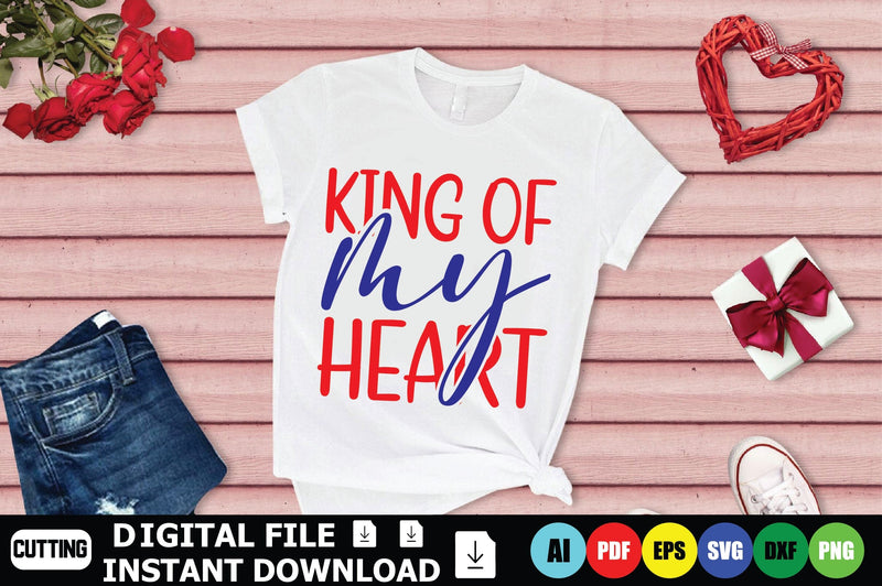 King of My Heart SVG Shahin alam 