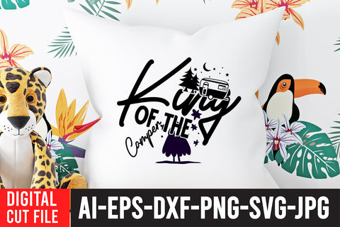King of the Camper SVG Cut File SVG BlackCatsMedia 