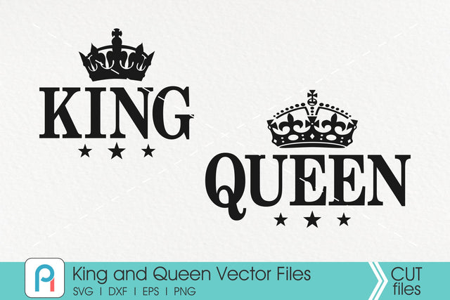 King Svg, Queen Svg, Crown Svg, King Clip Art, Svg File Pinoyart Kreatib 