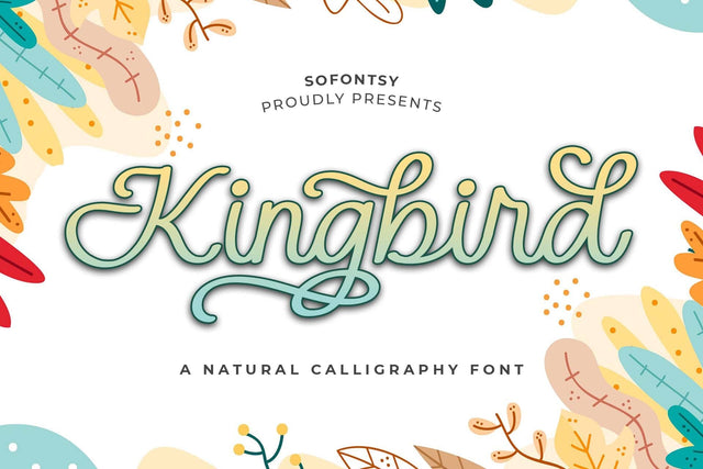 Kingbird Font love script 