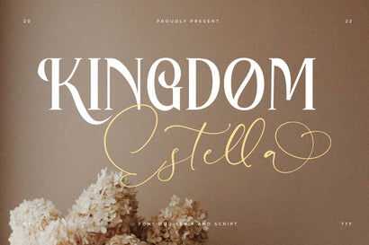 Kingdom Estella Font Duo Font Storytype Studio 
