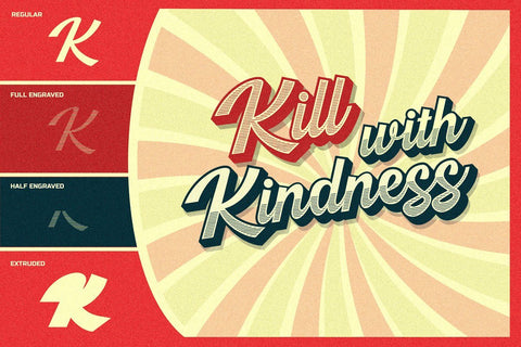 Kingfisher Layered Font Font Javapep 