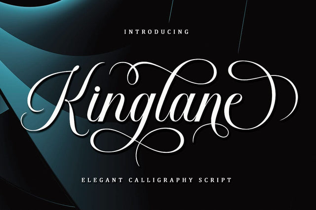 Kinglane Font BungStudio 
