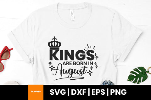 Kings are born In birthday bundle SVG Maumo Designs 