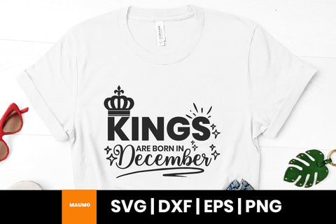 Kings are born In birthday bundle SVG Maumo Designs 