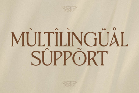 Kingston Roman Typeface Font Storytype Studio 