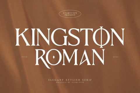 Kingston Roman Typeface Font Storytype Studio 