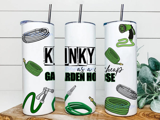 Kinky Like A Cheap Garden Hose 20oz Skinny Tumbler Png, Garden Hose Pipe Water Tumbler, Garden Hose Tumbler, Water Hose Tumbler Sublimation iStyleDesign 