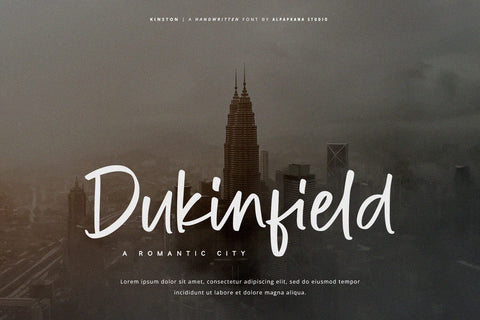 Kinston - Handwritten Font Font Alpaprana Studio 