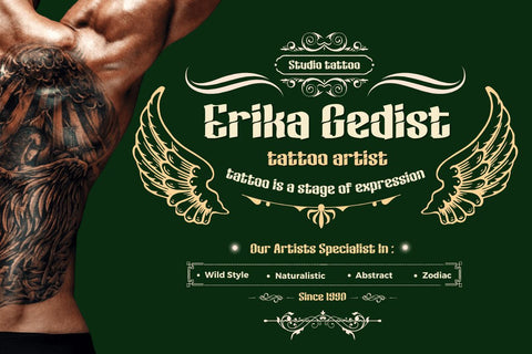 KINURE Blackletter Font Font twinletter 