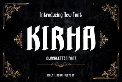Kirha Font twinletter 