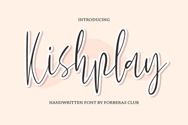 Kishplay Font Forberas 
