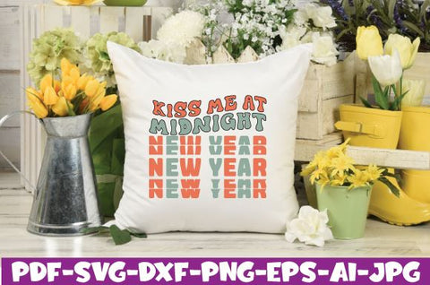 kiss me at midnight new year SVG farhad farhad 