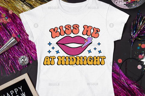 Kiss me at midnight Sublimation PNG Sublimation Regulrcrative 